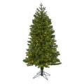 5' Vancouver Spruce Artificial Christmas Tree with 200 Warm White Lights