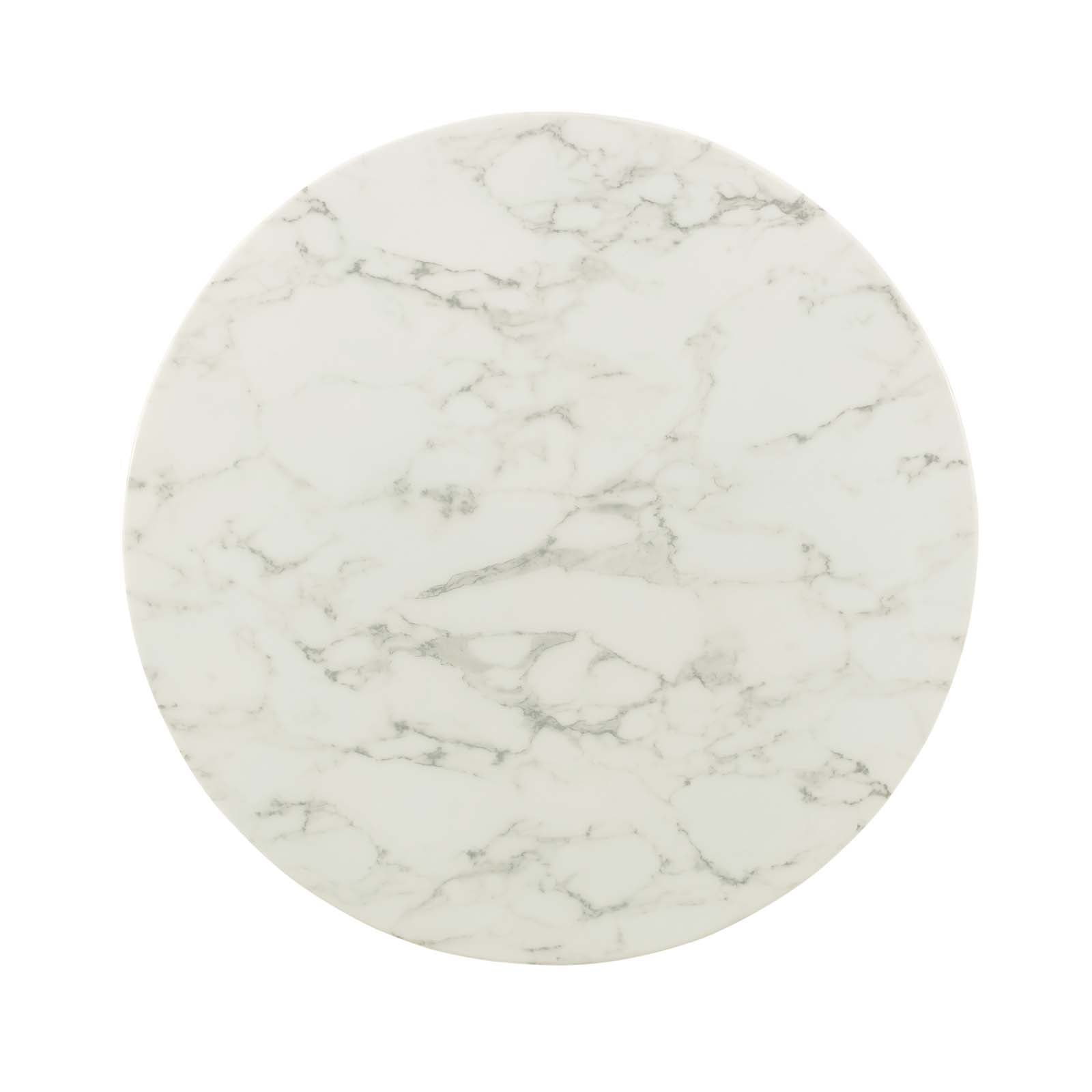 Lippa 36" Round Faux Marble Dining Table by Modway