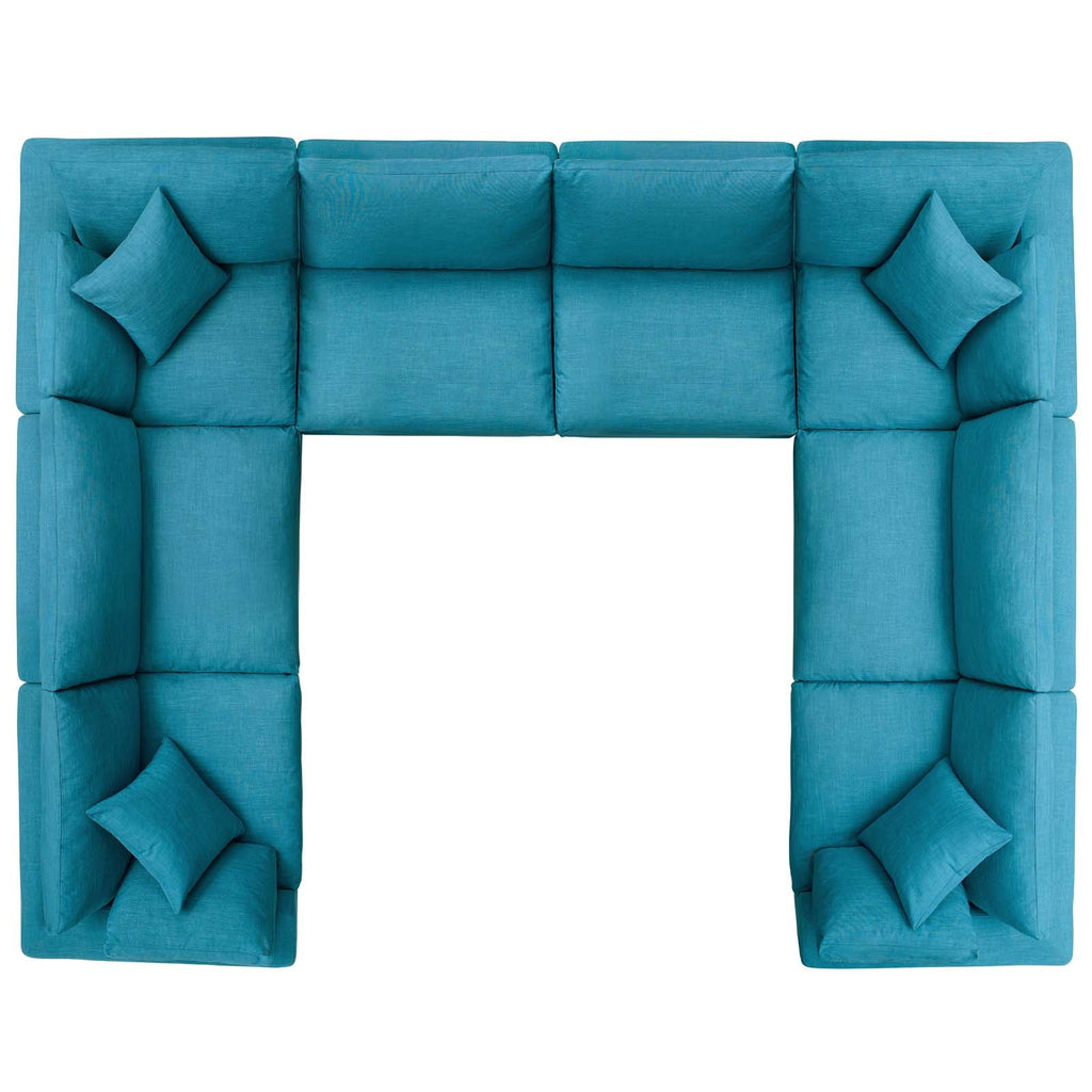 Commix 8-Piece Down Filled Overstuffed Sectional Sofa by Modway