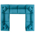 Commix 8-Piece Down Filled Overstuffed Sectional Sofa by Modway