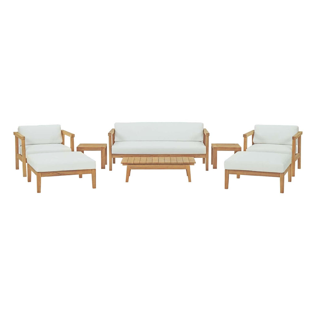 Bayport 8 Piece Outdoor Patio Teak Set by Modway