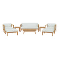 Bayport 8 Piece Outdoor Patio Teak Set by Modway
