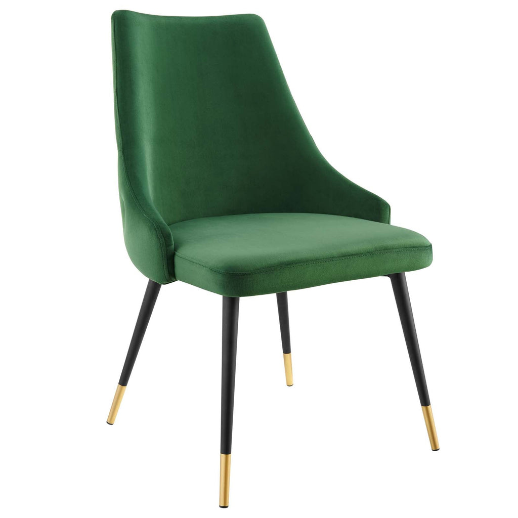 Adorn Performance Velvet Dining Side Chair Set of 2 by Modway