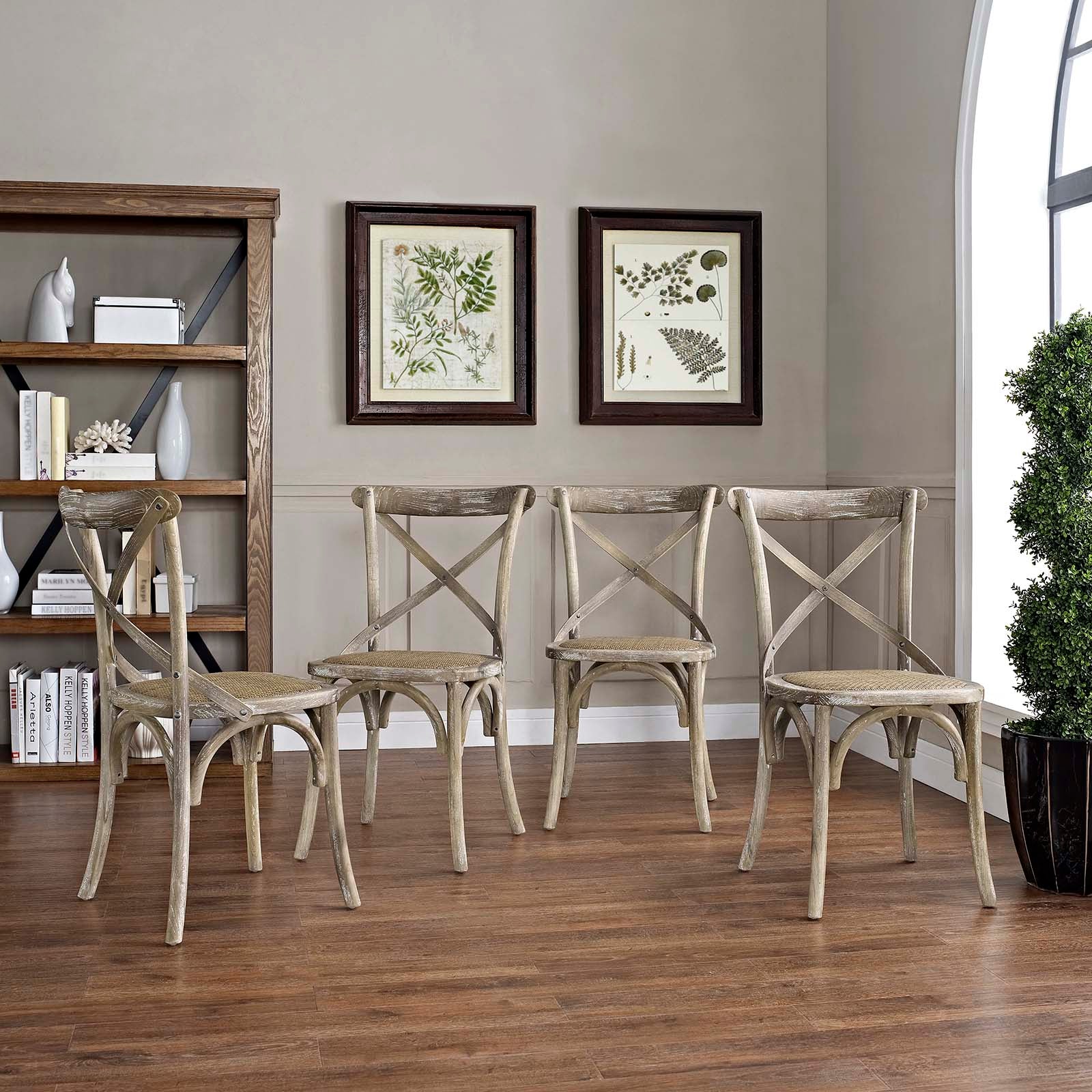 Gear Dining Side Chair Set of 4 by Modway