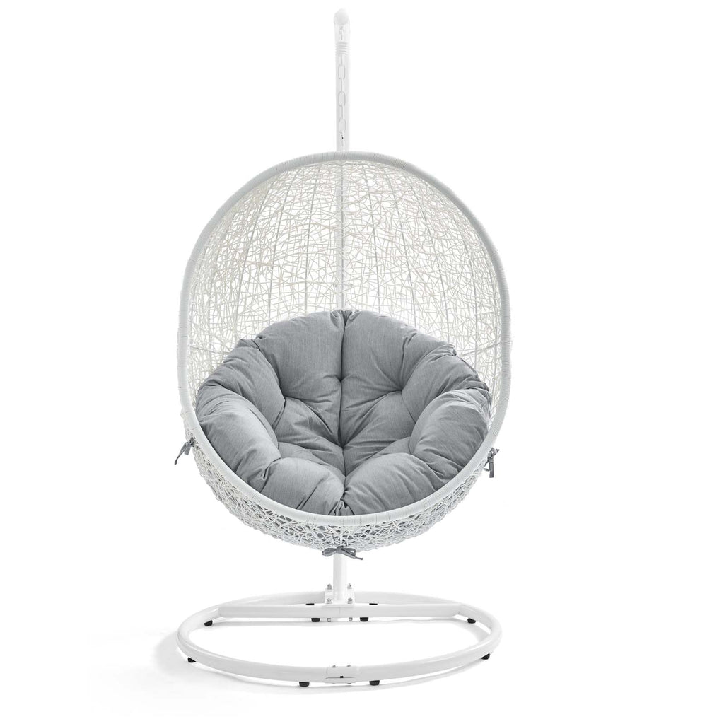 Hide Outdoor Patio Sunbrella¨ Swing Chair With Stand by Modway