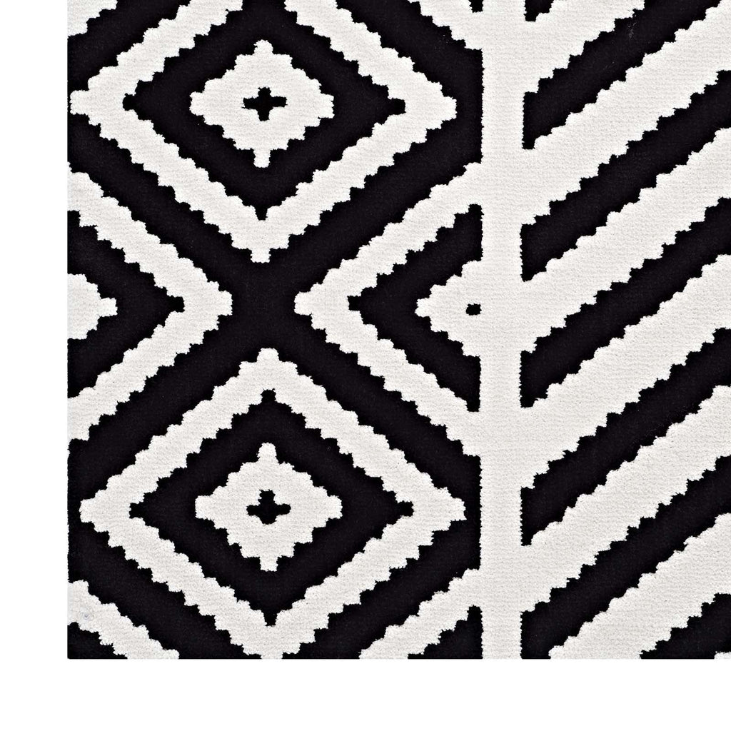 Ailani Geometric Chevron / Diamond 8x10 Area Rug by Modway