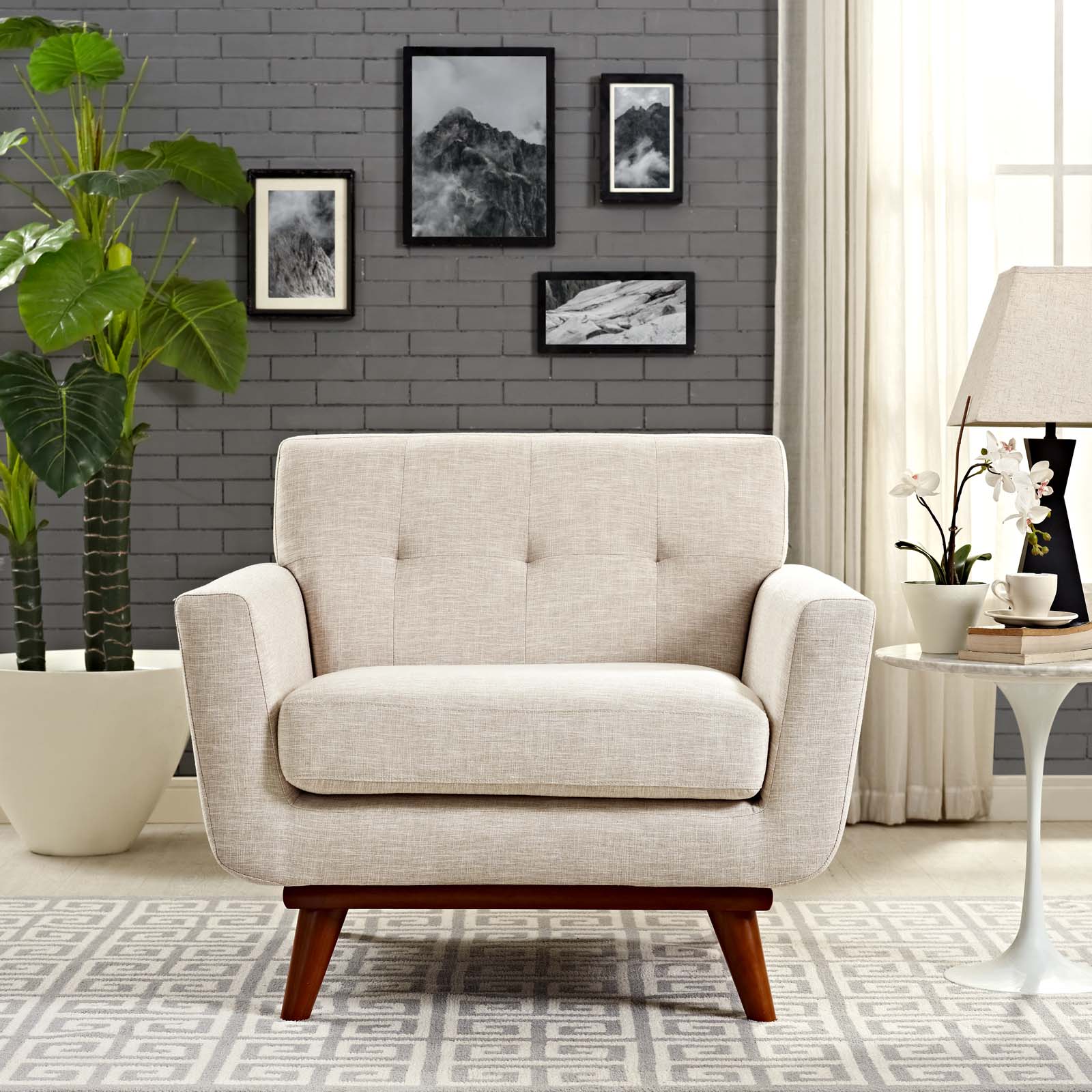 Engage Upholstered Fabric Armchair by Modway