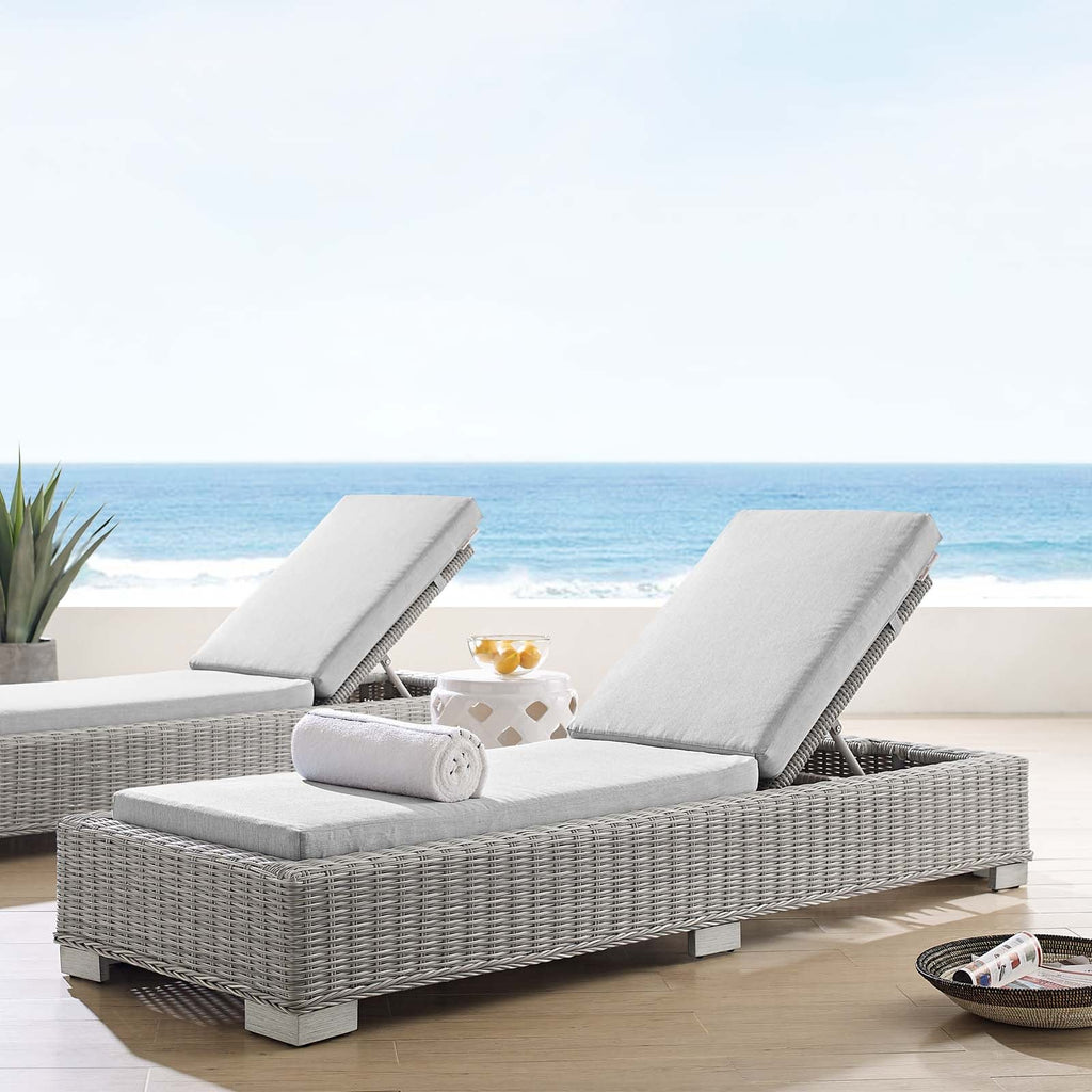 Conway Sunbrella¨ Outdoor Patio Wicker Rattan Chaise Lounge by Modway