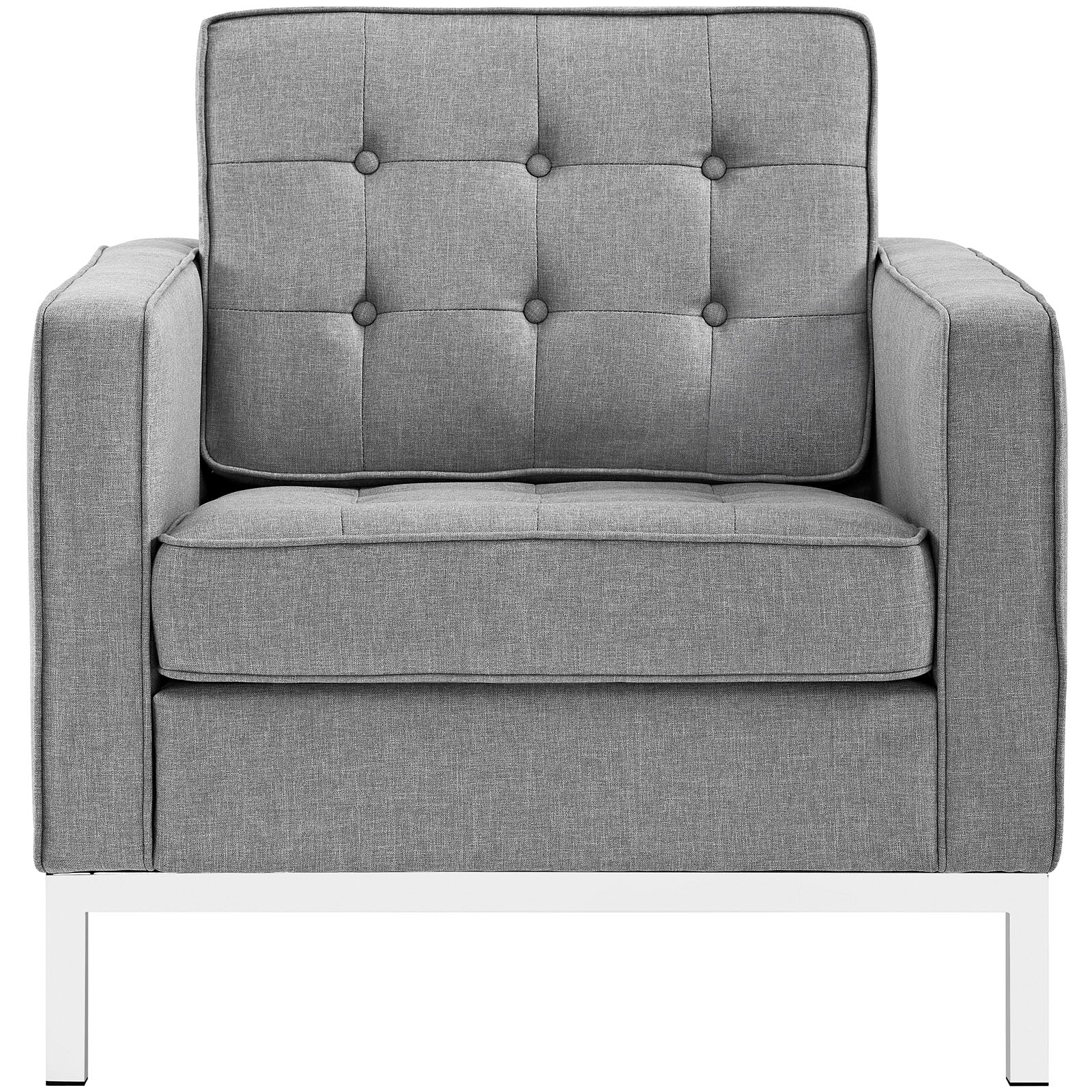 Loft Upholstered Fabric Armchair by Modway