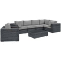 Summon 7 Piece Outdoor Patio Sunbrella¨ Sectional Set by Modway