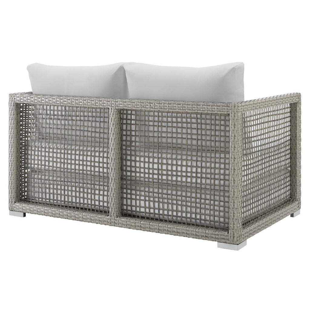 Aura Outdoor Patio Wicker Rattan Loveseat by Modway