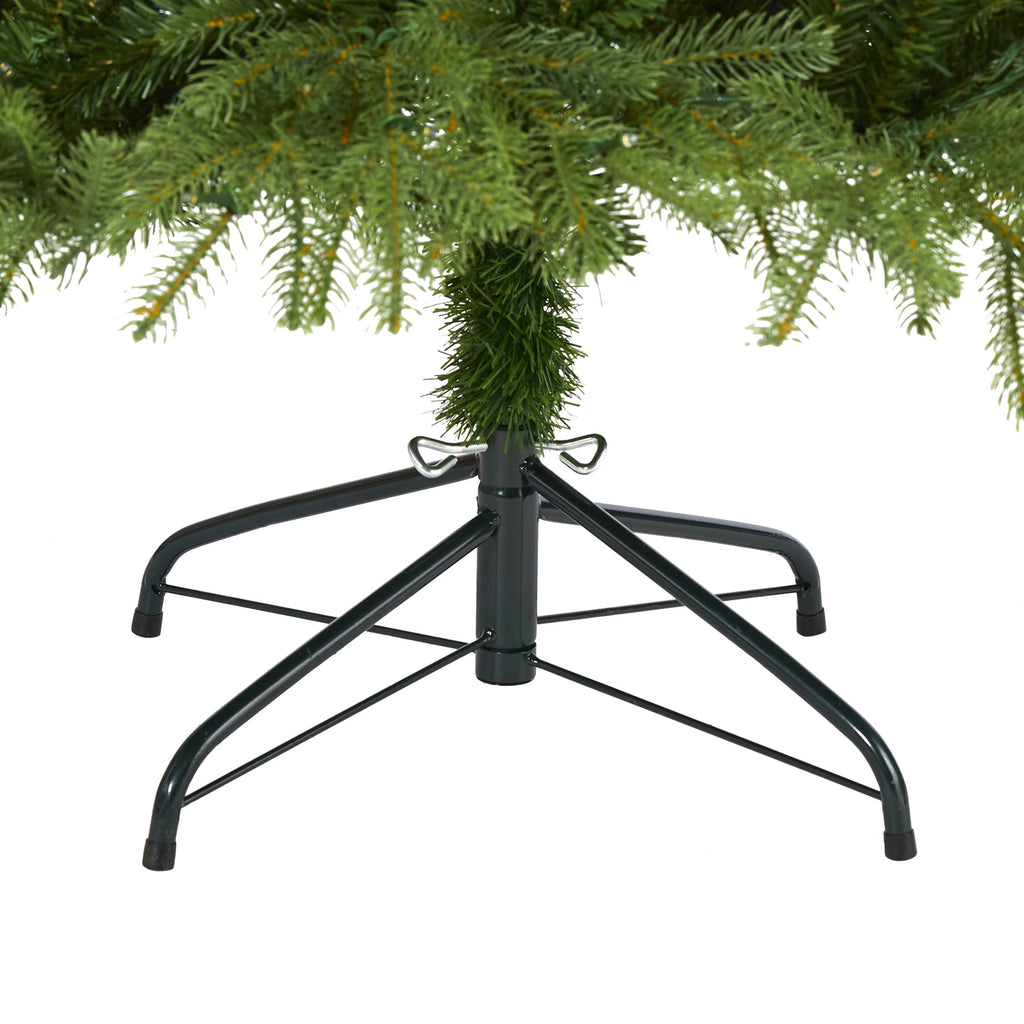 6.5' Vancouver Fir 'Natural Look' Artificial Christmas Tree w/ 400 Clear LED