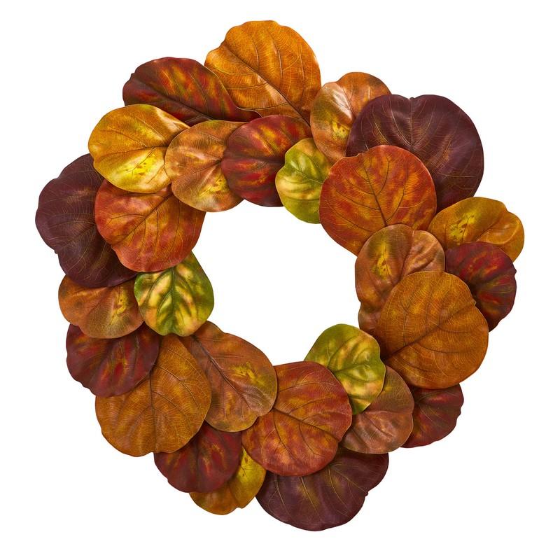 29"  Fiddle Leaf Artificial Wreath