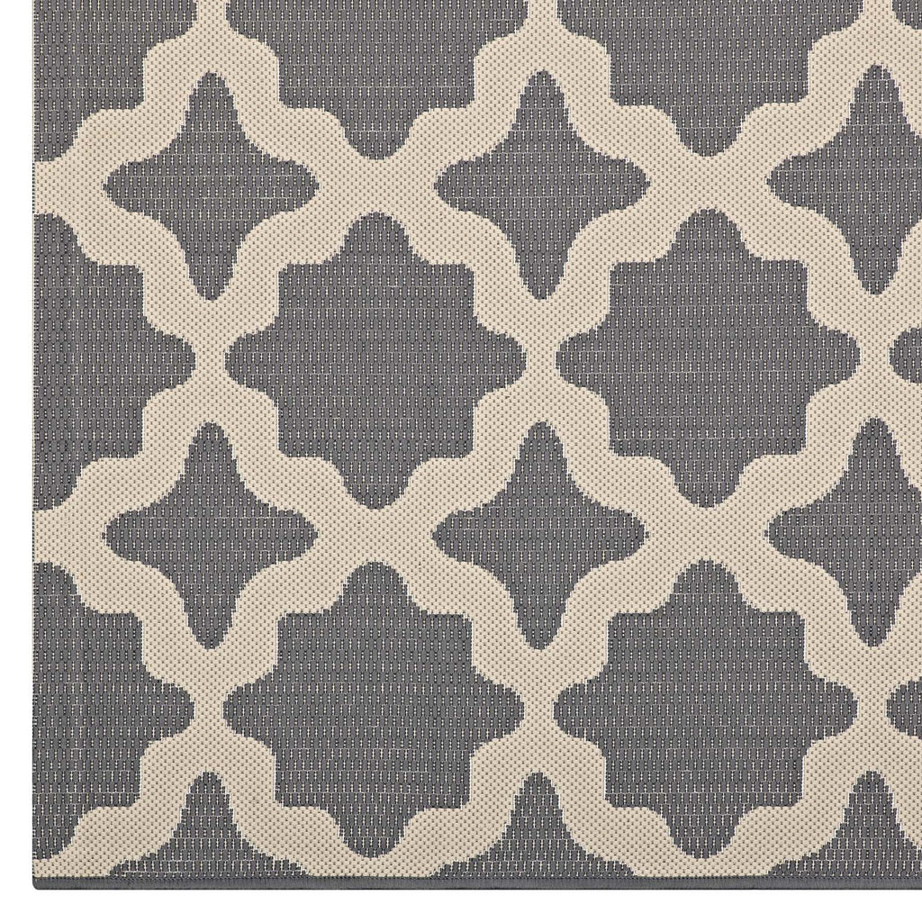 Cerelia Moroccan Trellis Indoor and Outdoor 5x8 Area Rug by Modway