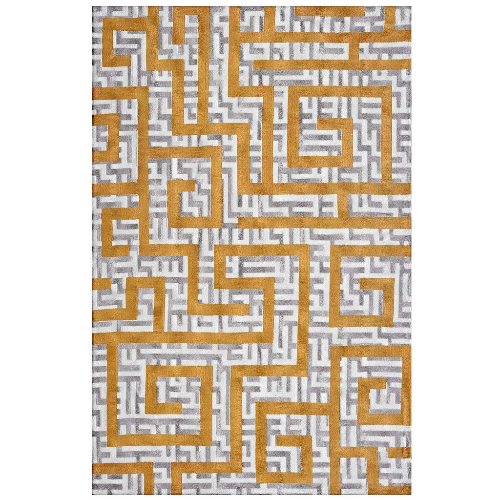 Nahia Geometric Maze 5x8 Area Rug by Modway