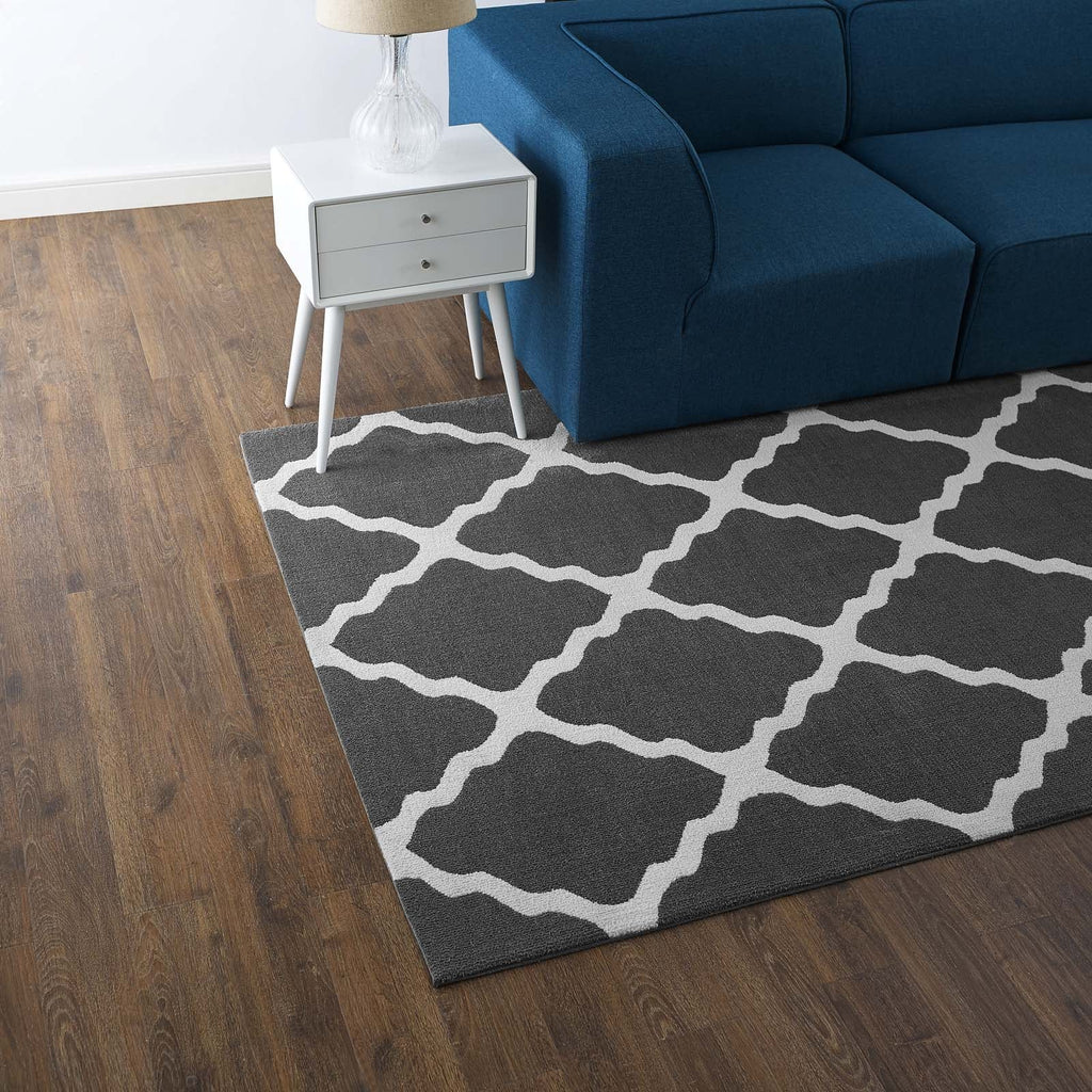 Marja Moroccan Trellis 5x8 Area Rug by Modway