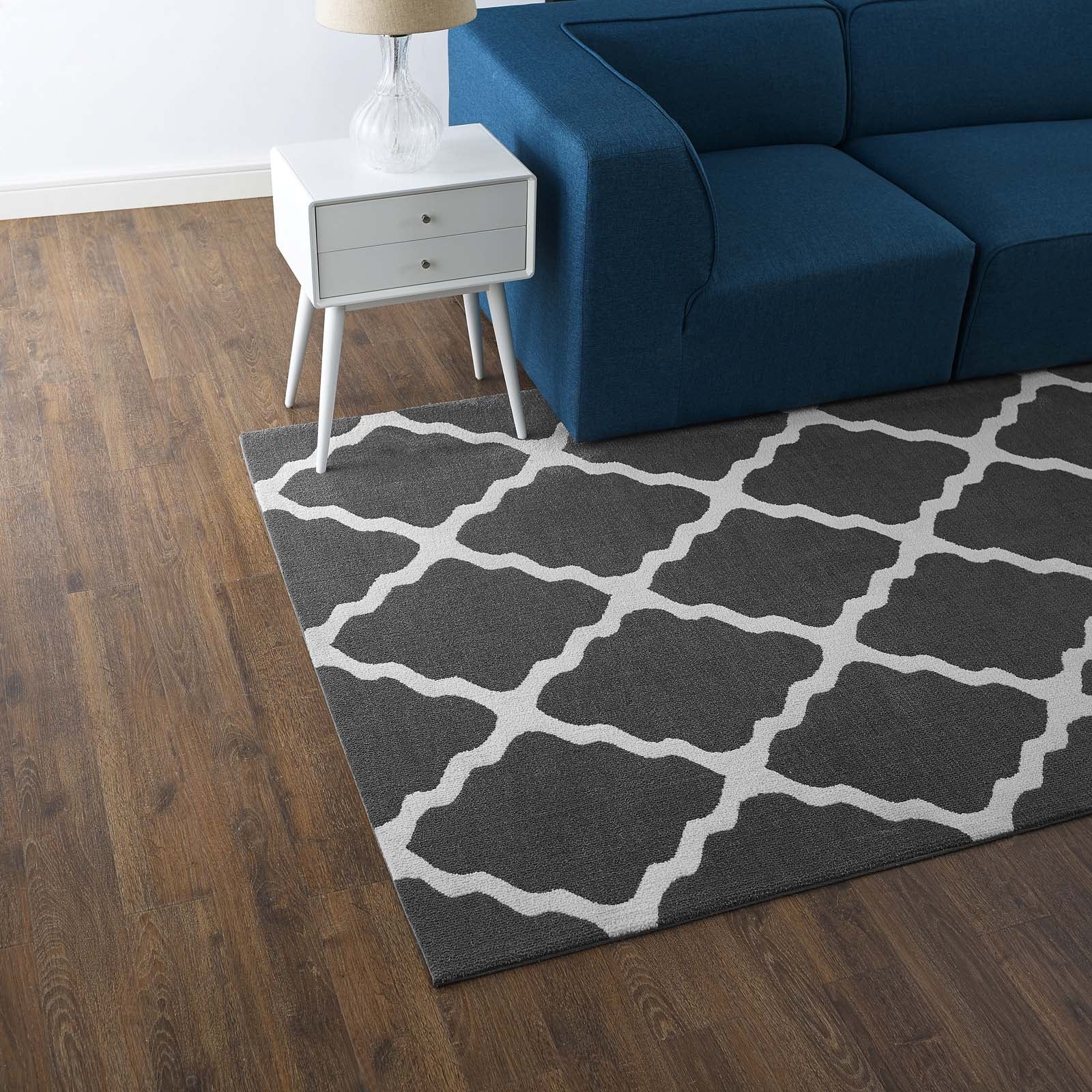 Marja Moroccan Trellis 5x8 Area Rug by Modway
