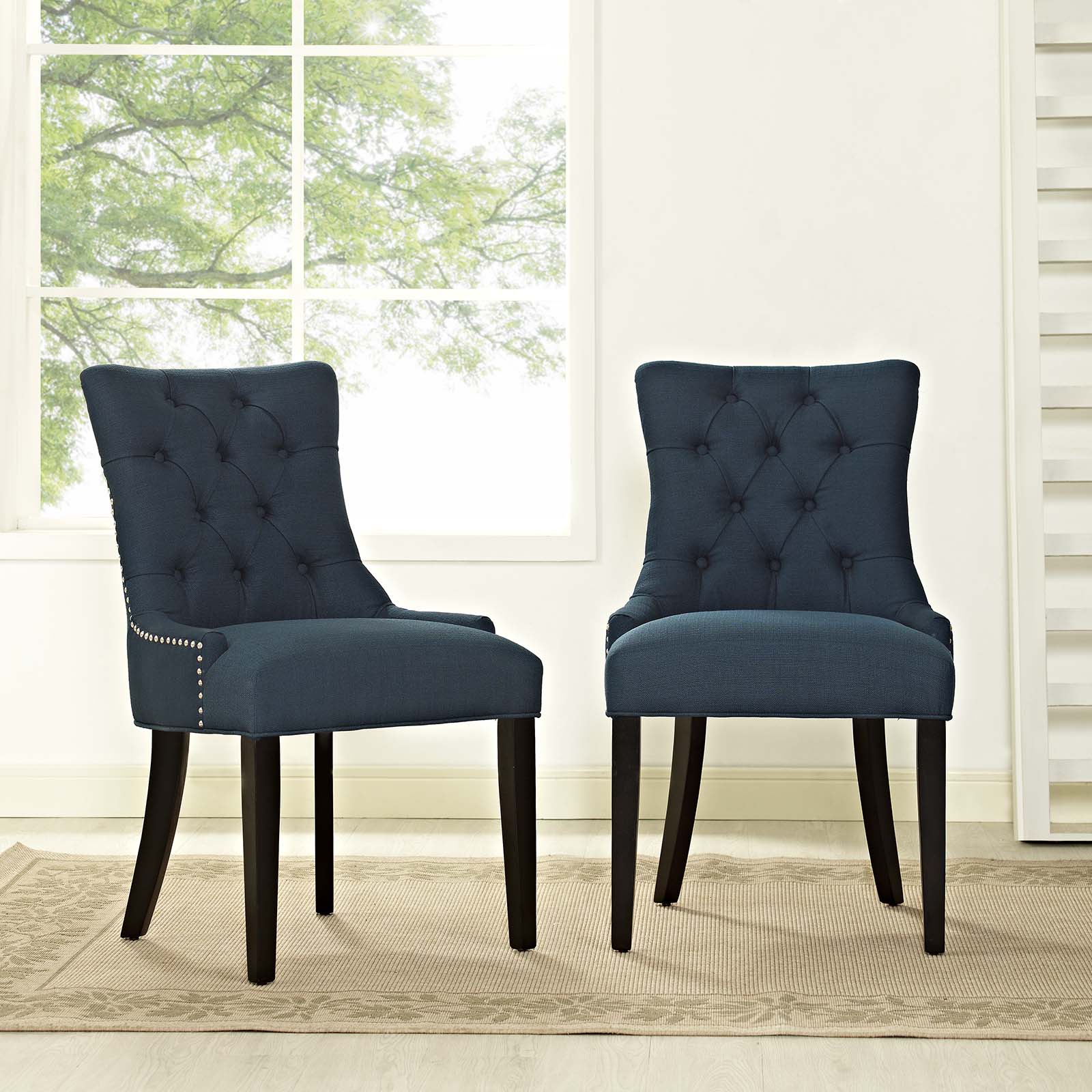 Regent Fabric Dining Side Chair Set of 2 by Modway