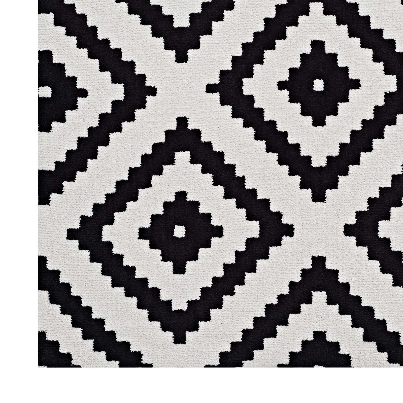 Alika Abstract Diamond Trellis 5x8 Area Rug by Modway