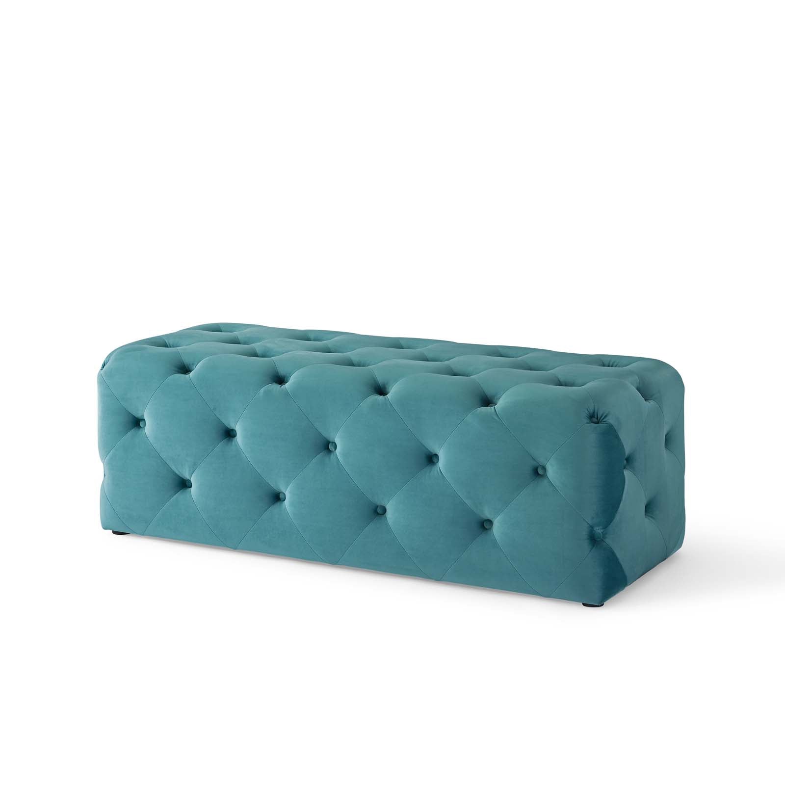 Amour 48" Tufted Button Entryway Performance Velvet Bench by Modway