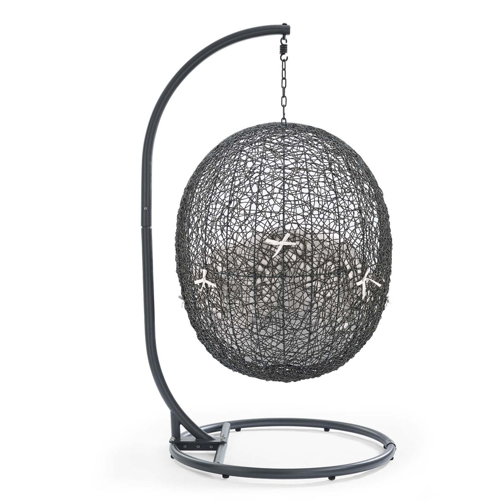 Hide Outdoor Patio Sunbrella¨ Swing Chair With Stand by Modway