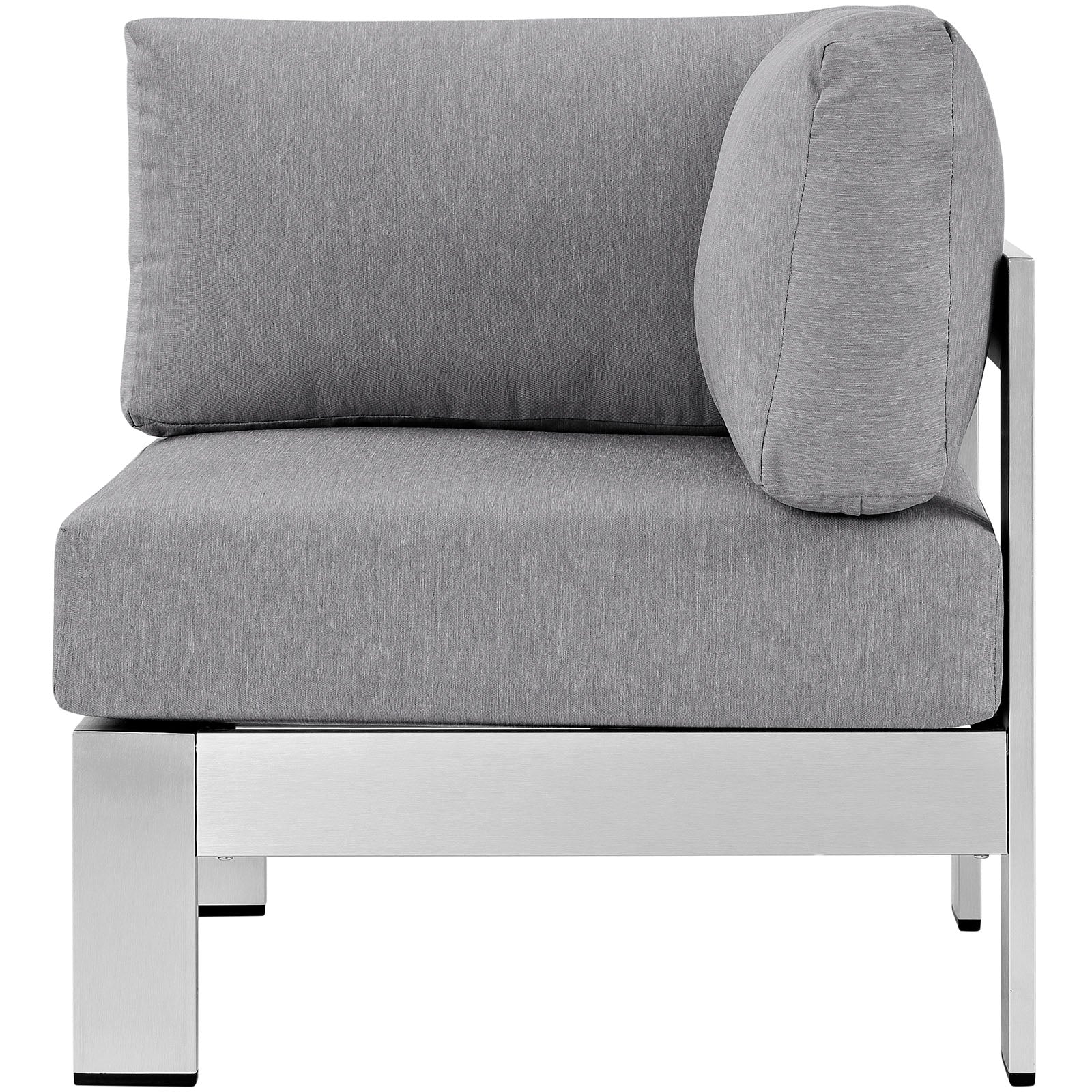 Shore Outdoor Patio Aluminum Corner Sofa by Modway