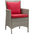 Conduit Outdoor Patio Wicker Rattan Dining Armchair by Modway