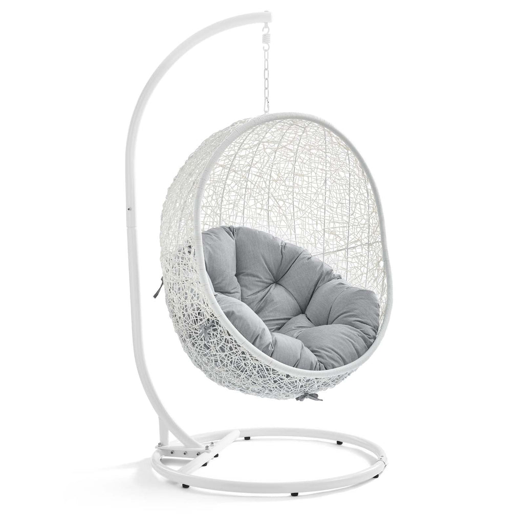 Hide Outdoor Patio Sunbrella¨ Swing Chair With Stand by Modway