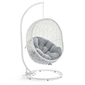 Hide Outdoor Patio Sunbrella¨ Swing Chair With Stand by Modway