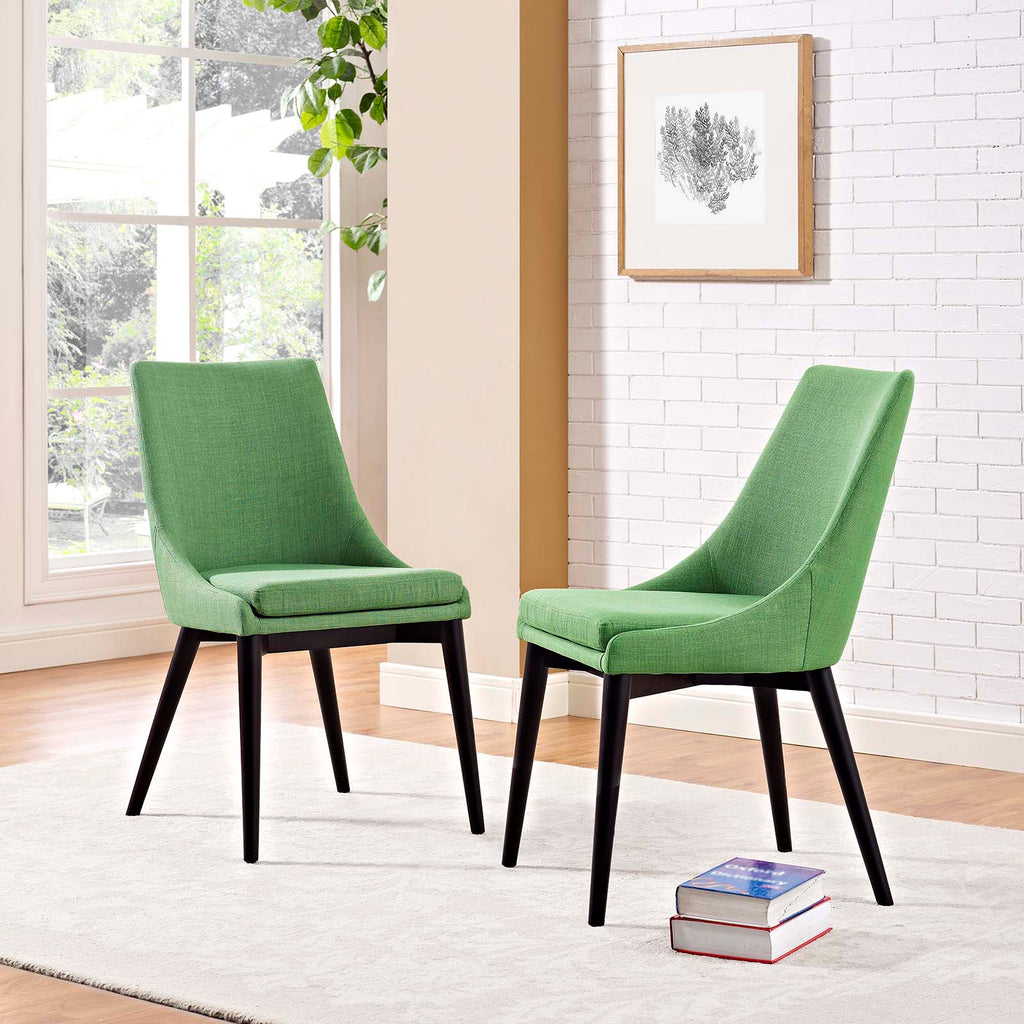 Viscount Fabric Dining Side Chair Set of 2 by Modway