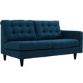 Empress Right-Facing Upholstered Fabric Loveseat by Modway