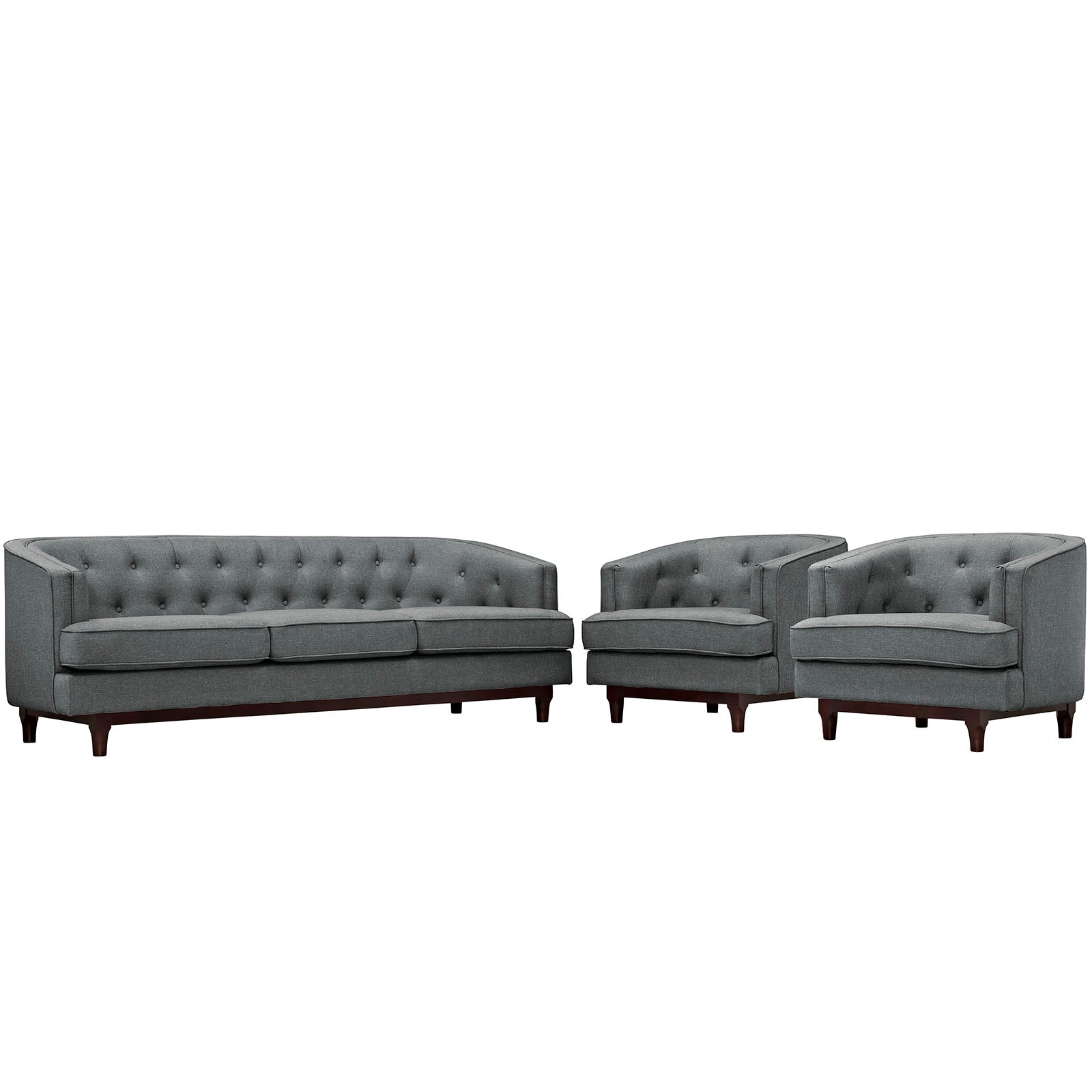 Coast Living Room Set Set of 3 by Modway