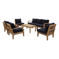 Marina 8 Piece Outdoor Patio Teak Set by Modway