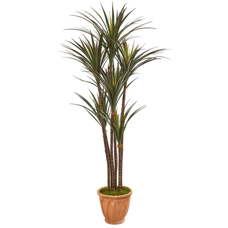 69"  Giant Yucca Artificial Tree in Terracotta Planter UV Resistant