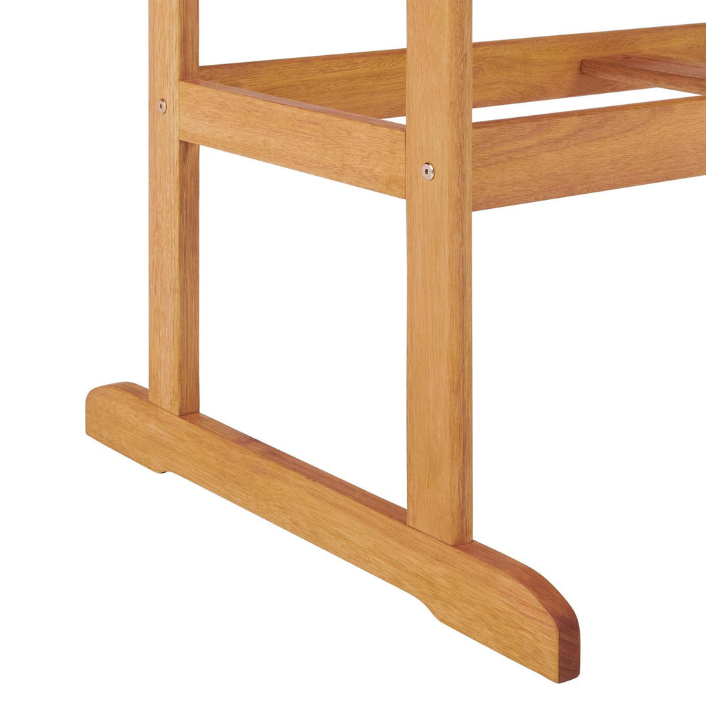 Hatteras 59" Rectangle Outdoor Patio Eucalyptus Wood Dining Table by Modway