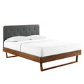 Bridgette Wood Twin Platform Bed With Angular Frame by Modway