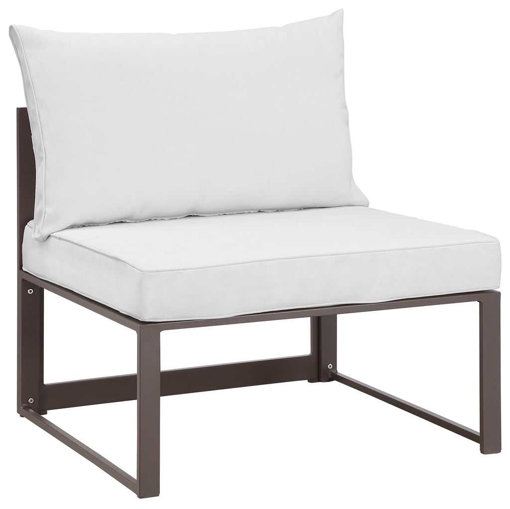 Fortuna Armless Outdoor Patio Chair by Modway