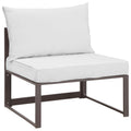Fortuna Armless Outdoor Patio Chair by Modway