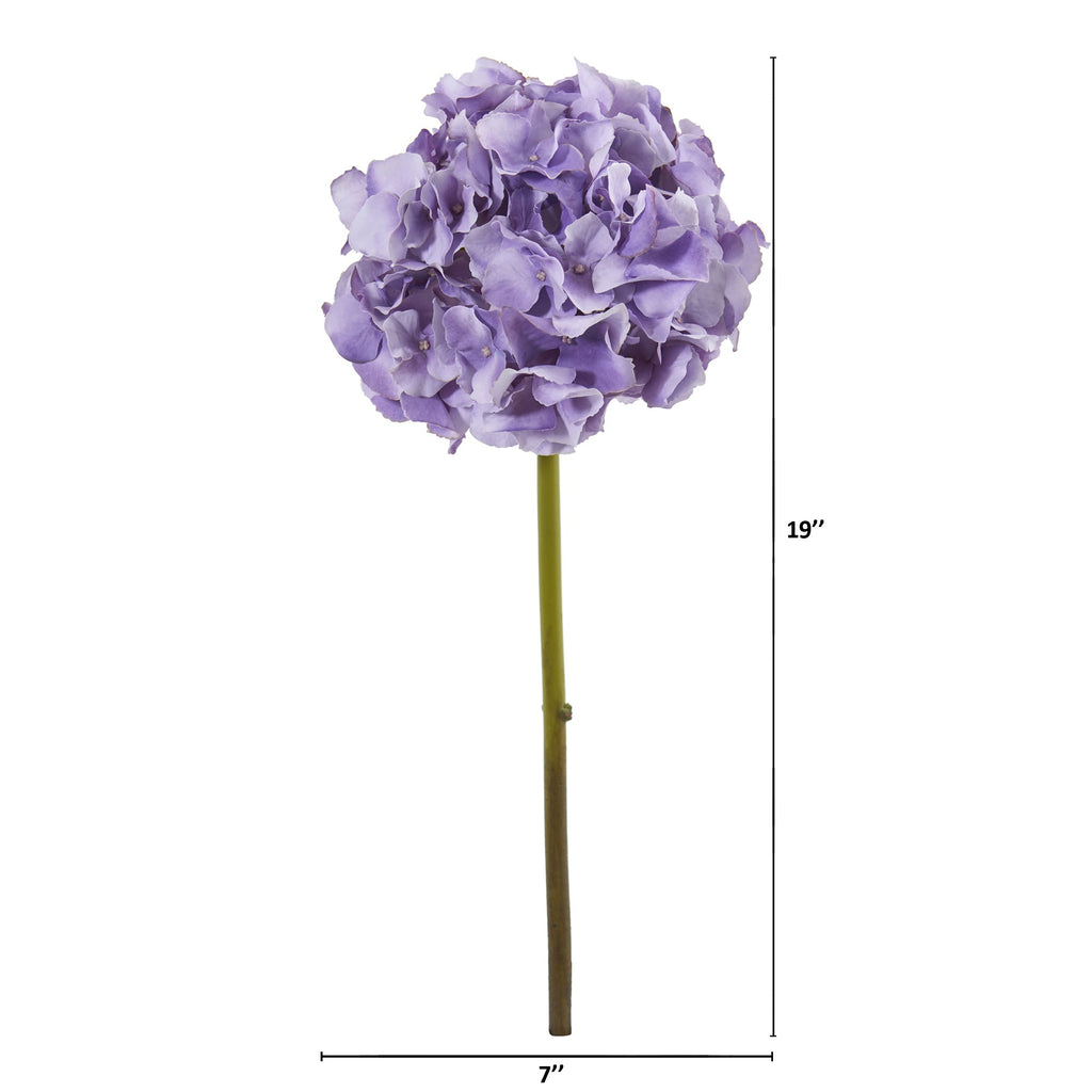 19" Hydrangea Artificial Flower (Set of 6)