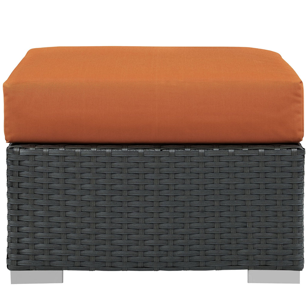 Sojourn Outdoor Patio Sunbrella¨ Ottoman by Modway