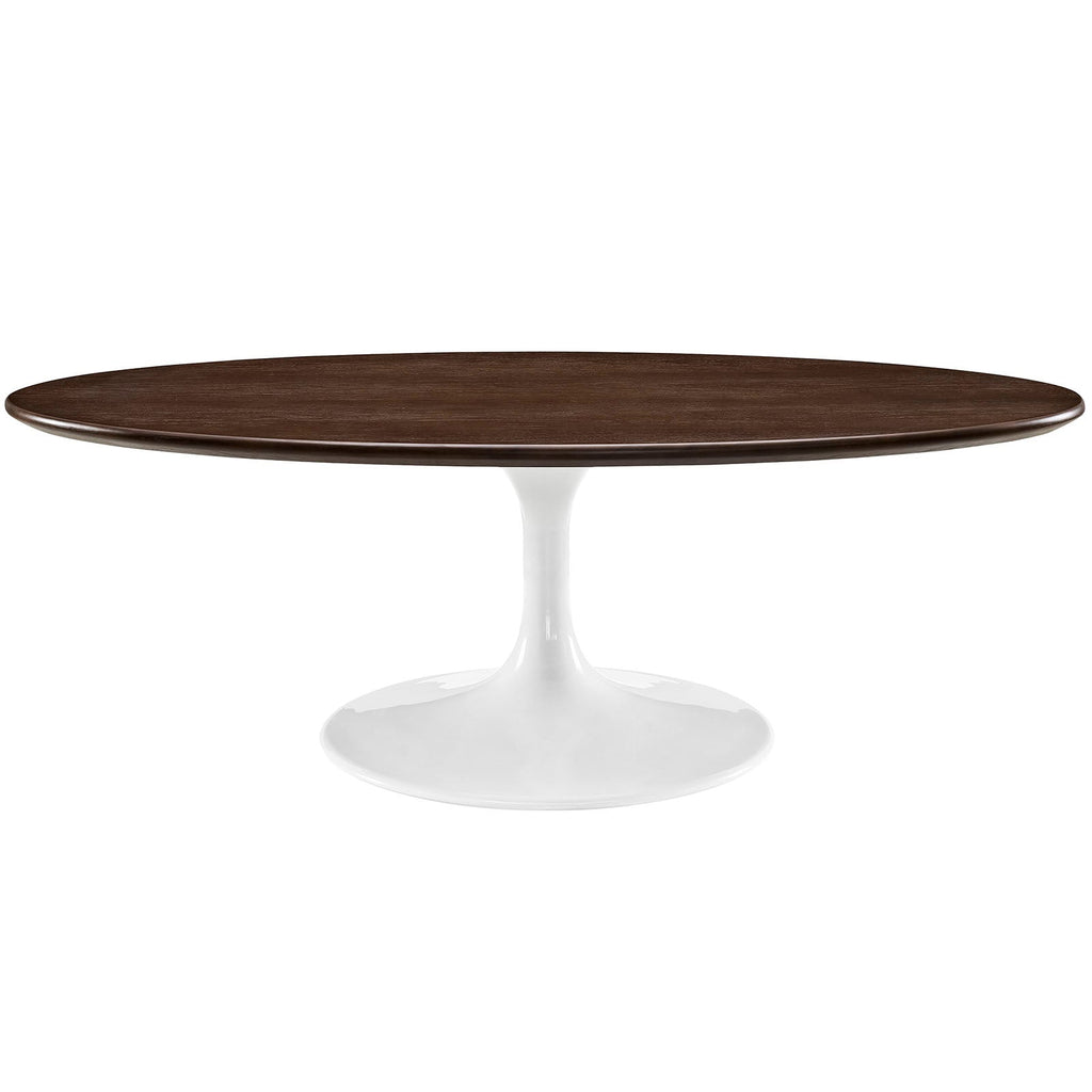 Lippa 48" Oval Wood Coffee Table by Modway
