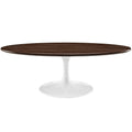 Lippa 48" Oval Wood Coffee Table by Modway