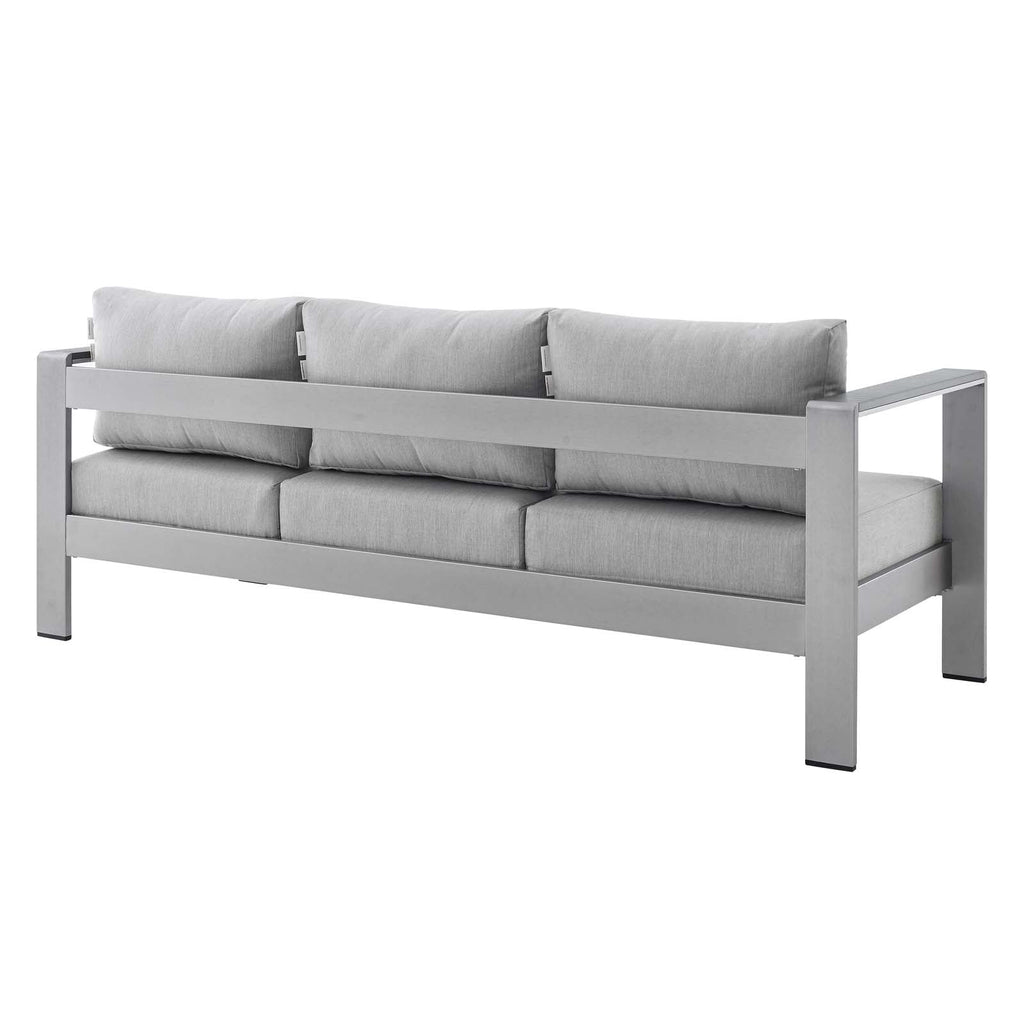 Shore Sunbrella¨ Fabric Aluminum Outdoor Patio Sofa by Modway