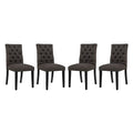Duchess Fabric Dining Chair Set of 4 by Modway