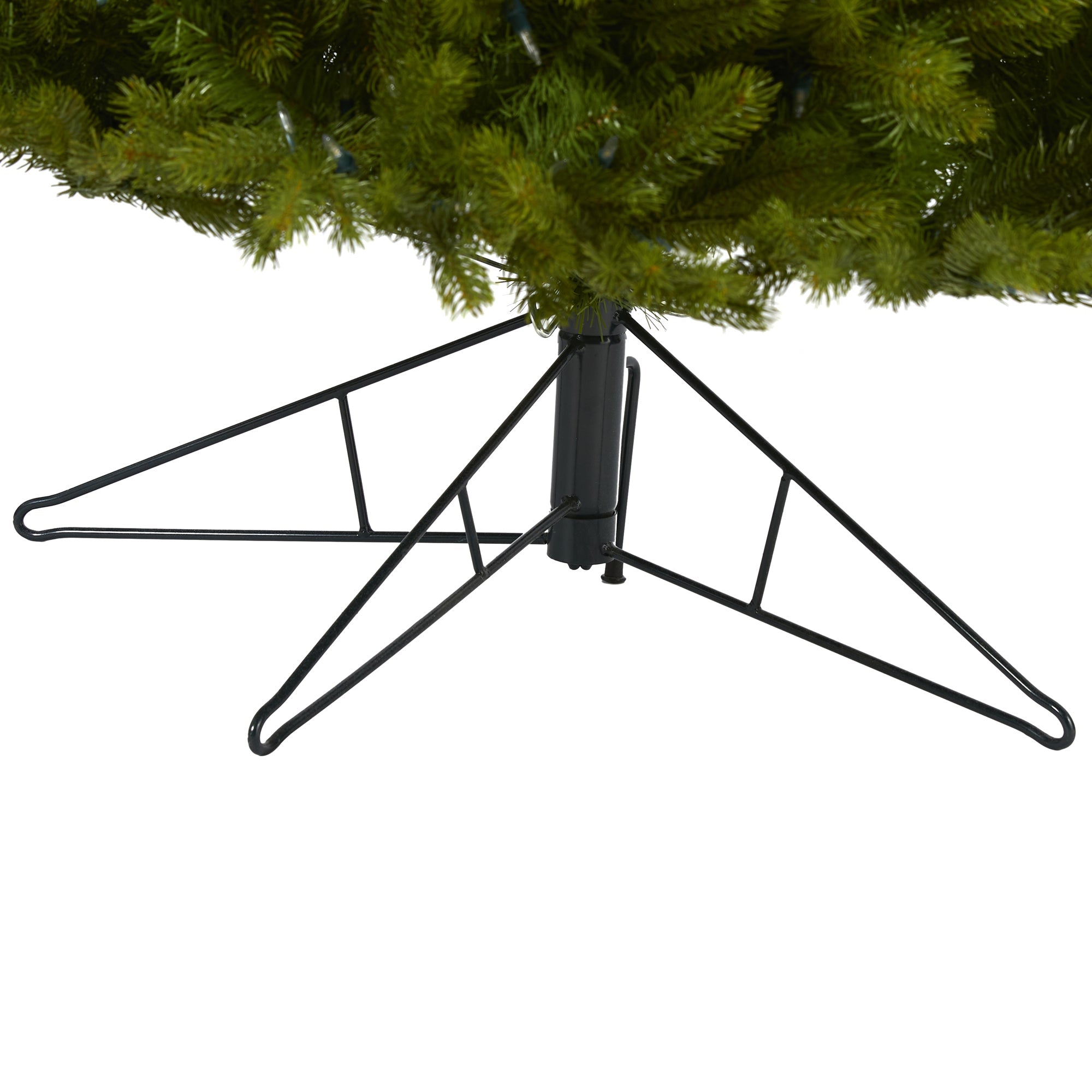 7' Cambridge Spruce Flat Back Artificial Christmas Tree w/ 500 Warm White