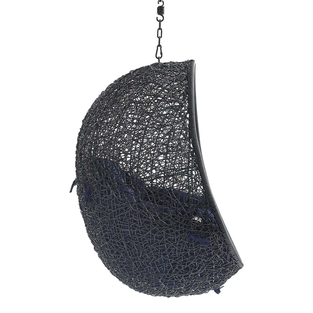 Encase Sunbrella¨ Fabric Swing Outdoor Patio Lounge Chair Without Stand by Modway