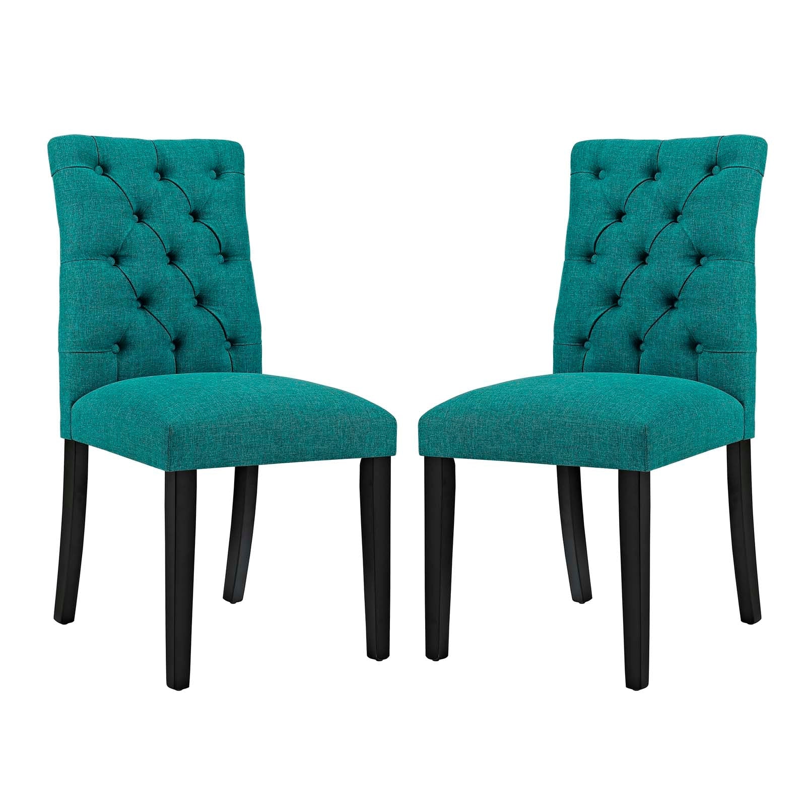 Duchess Fabric Dining Chair Set of 2 by Modway