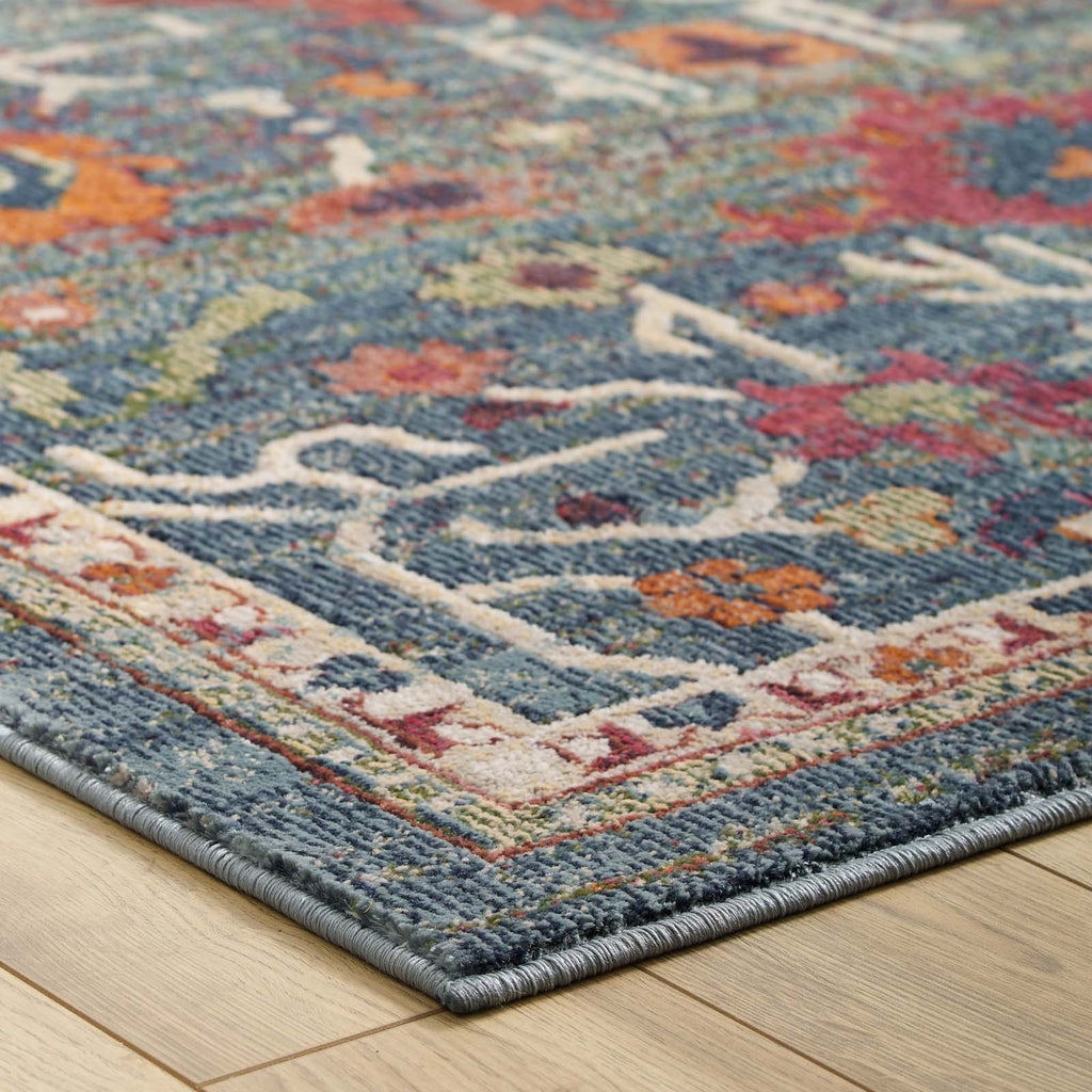 Tribute Every Distressed Vintage Floral 8x10 Area Rug by Modway