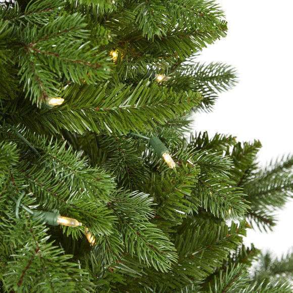5' Swiss Alpine Artificial Christmas Tree with 150 Clear LED Lights