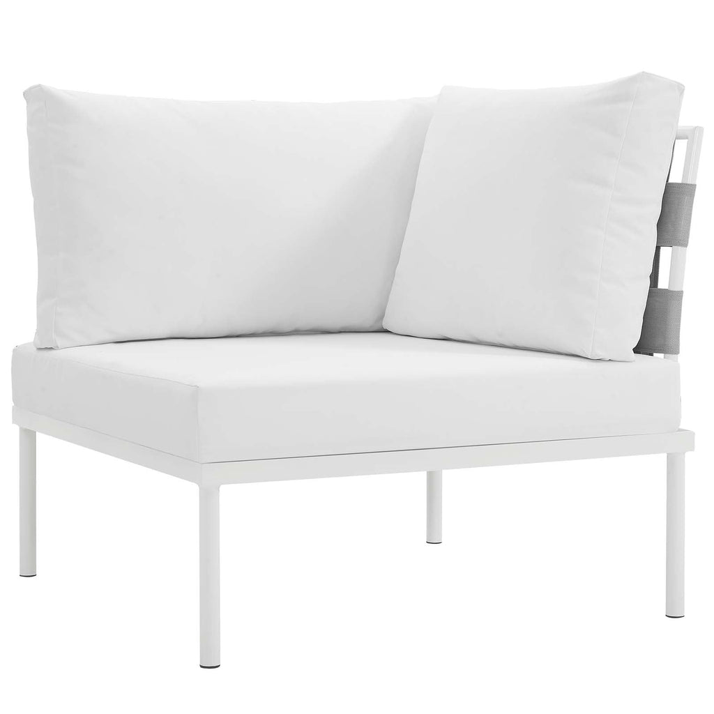 Harmony 5Piece Outdoor Patio Aluminum Sectional Sofa Set by Modway